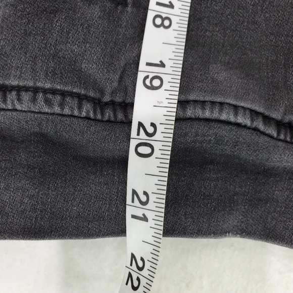 THE KOOPLES Jeans Faded Black Denim Coat Gilet Vest Sleeveless Jacket Hood XS - Picture 9 of 11